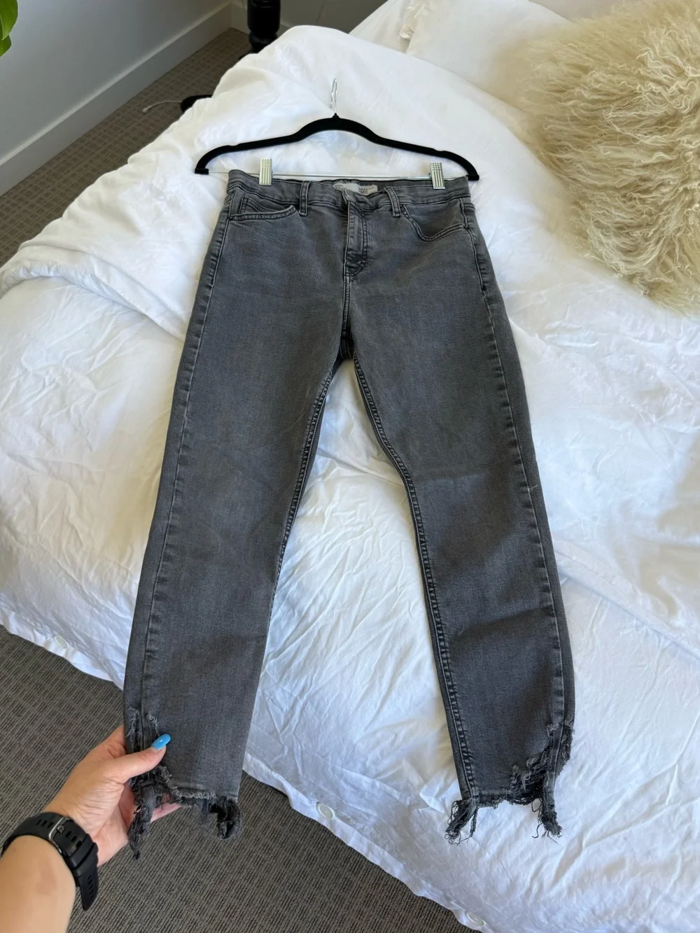 Topshop | Jaimie Raw Hem Jeans